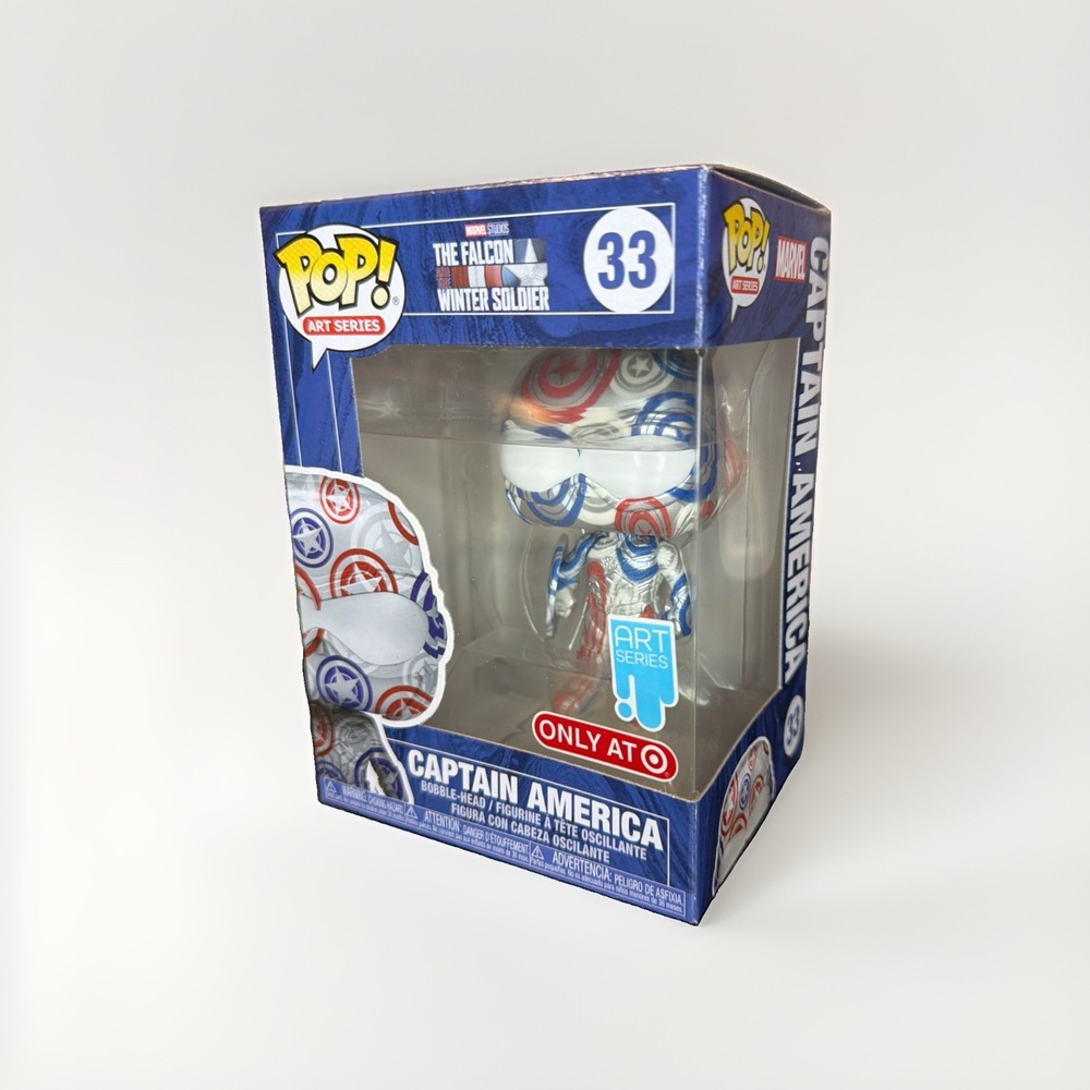 Funko POP! Art Series - Marvel Studios: Captain America #33 (Target Exclusive)